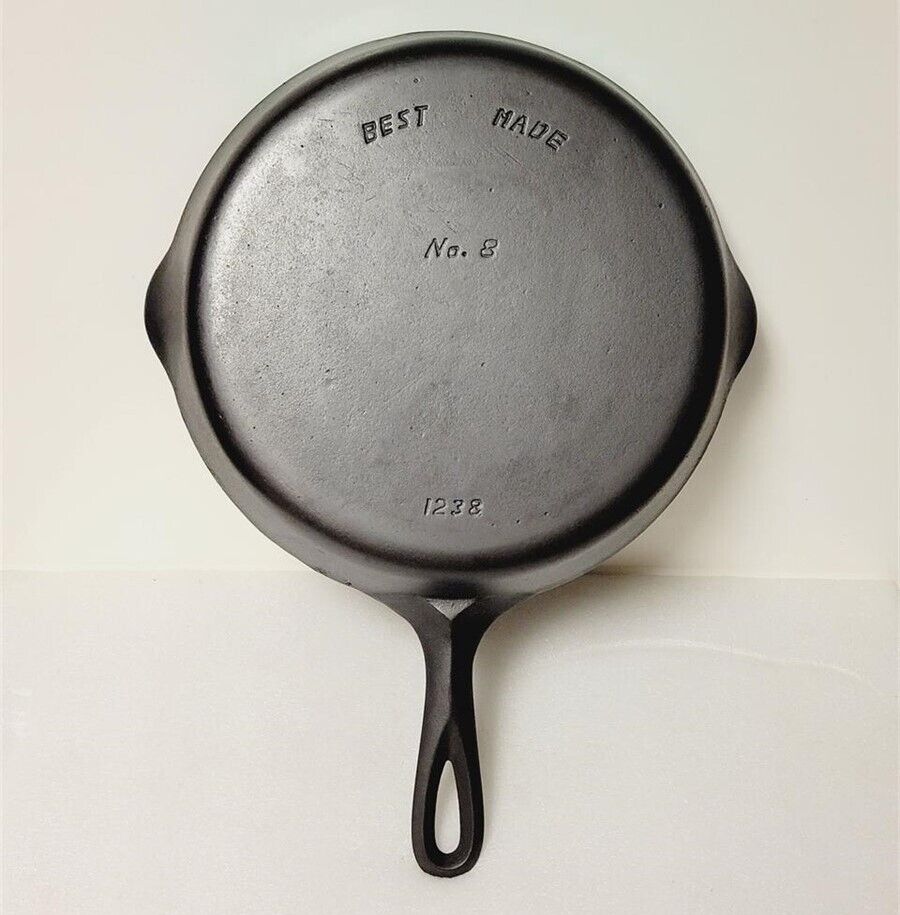 Griswold/Sears Best Made #8 Cast Iron Skillet  1238 - Fully Restored