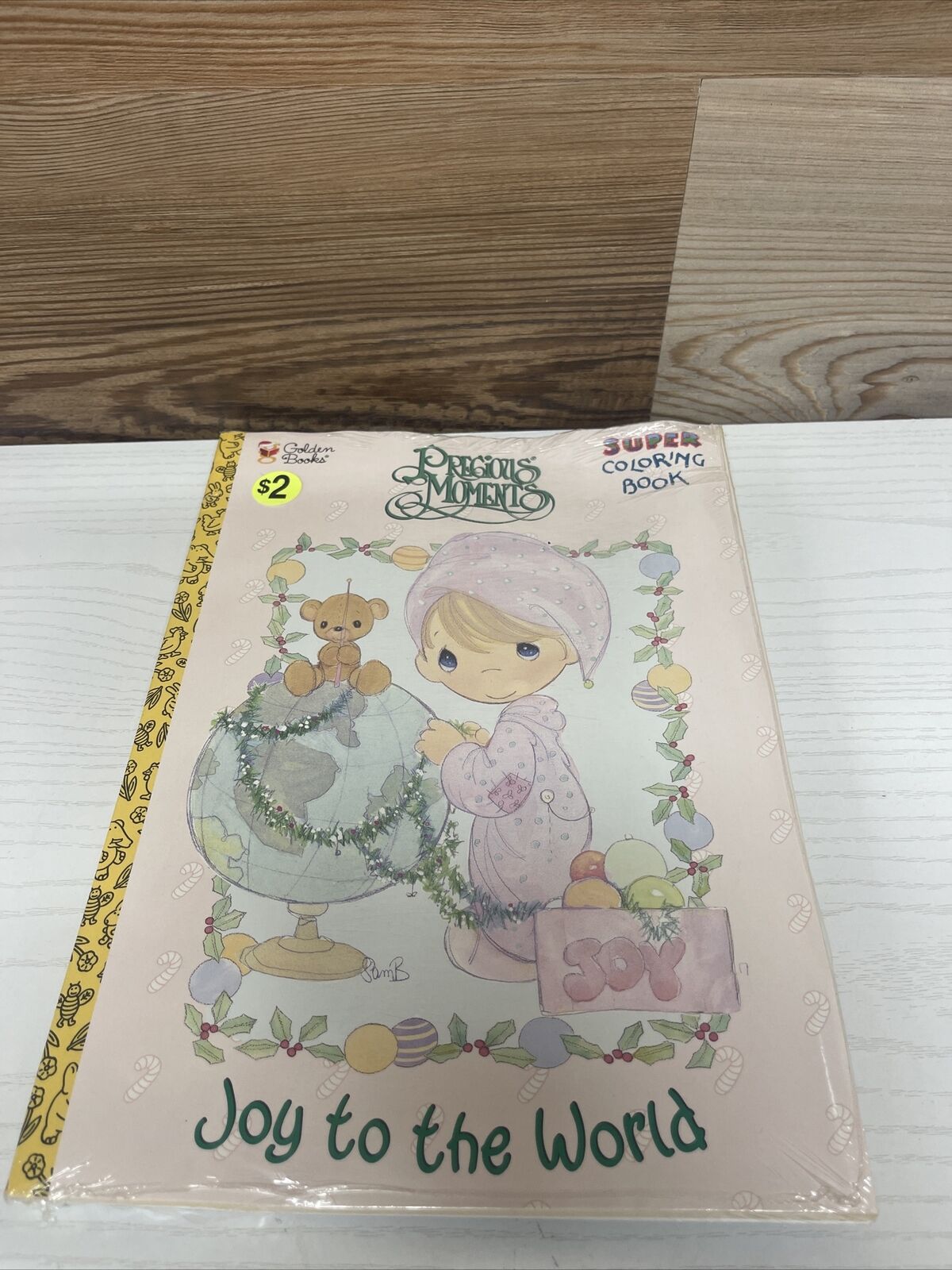 VTG Precious Moments Joy To The World Coloring Book Sealed The Gifts Of Xmas