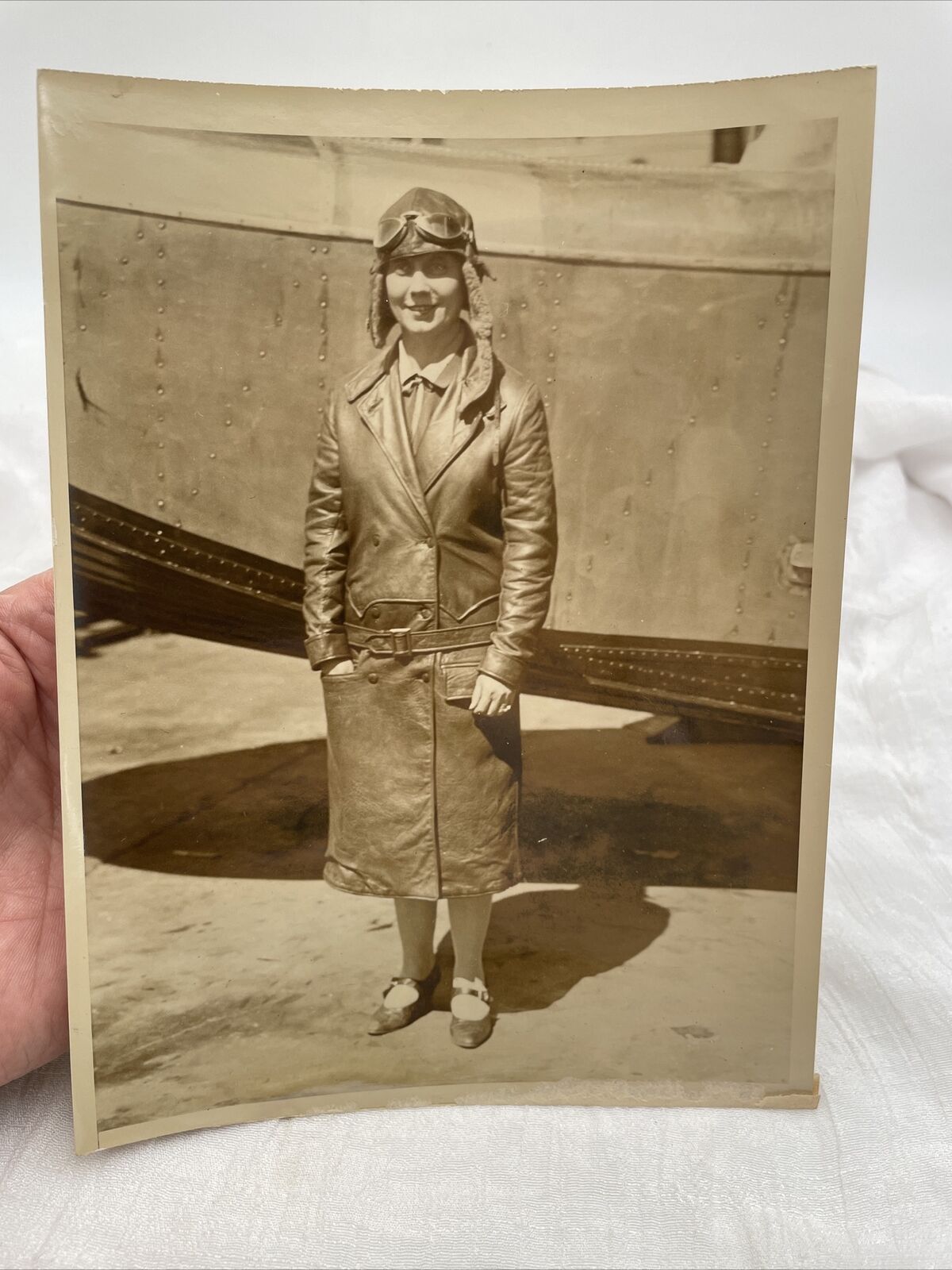 1927 Miss Frances W Grayson Cross Atlantic Sikorsky Photo Photograph Keystone