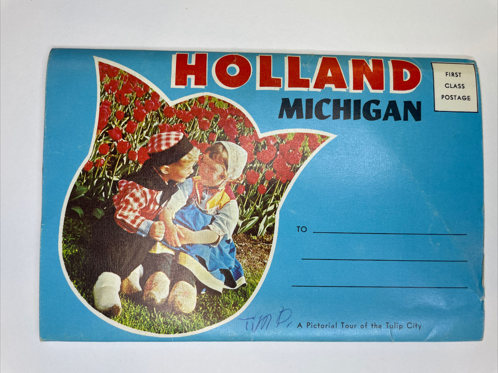 Vintage Holland MI A Pictoral Tour Tulip City Postcard Wood Shoes Windmill P2