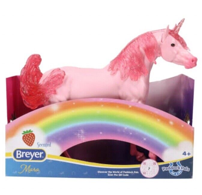 Breyer® Paddock Pals SCENTED toy unicorn figure (8 x 6 inch) - “Mara”