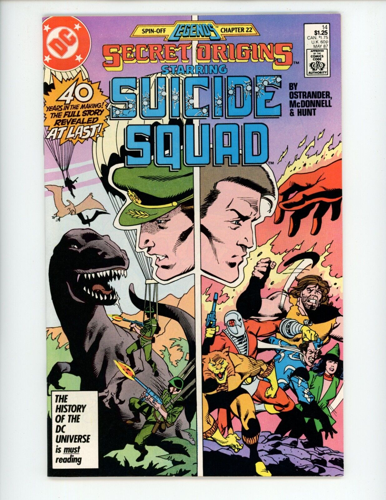 Secret Origins #14 Comic Book 1987 VF- DC Colonel Richard Comics Direct