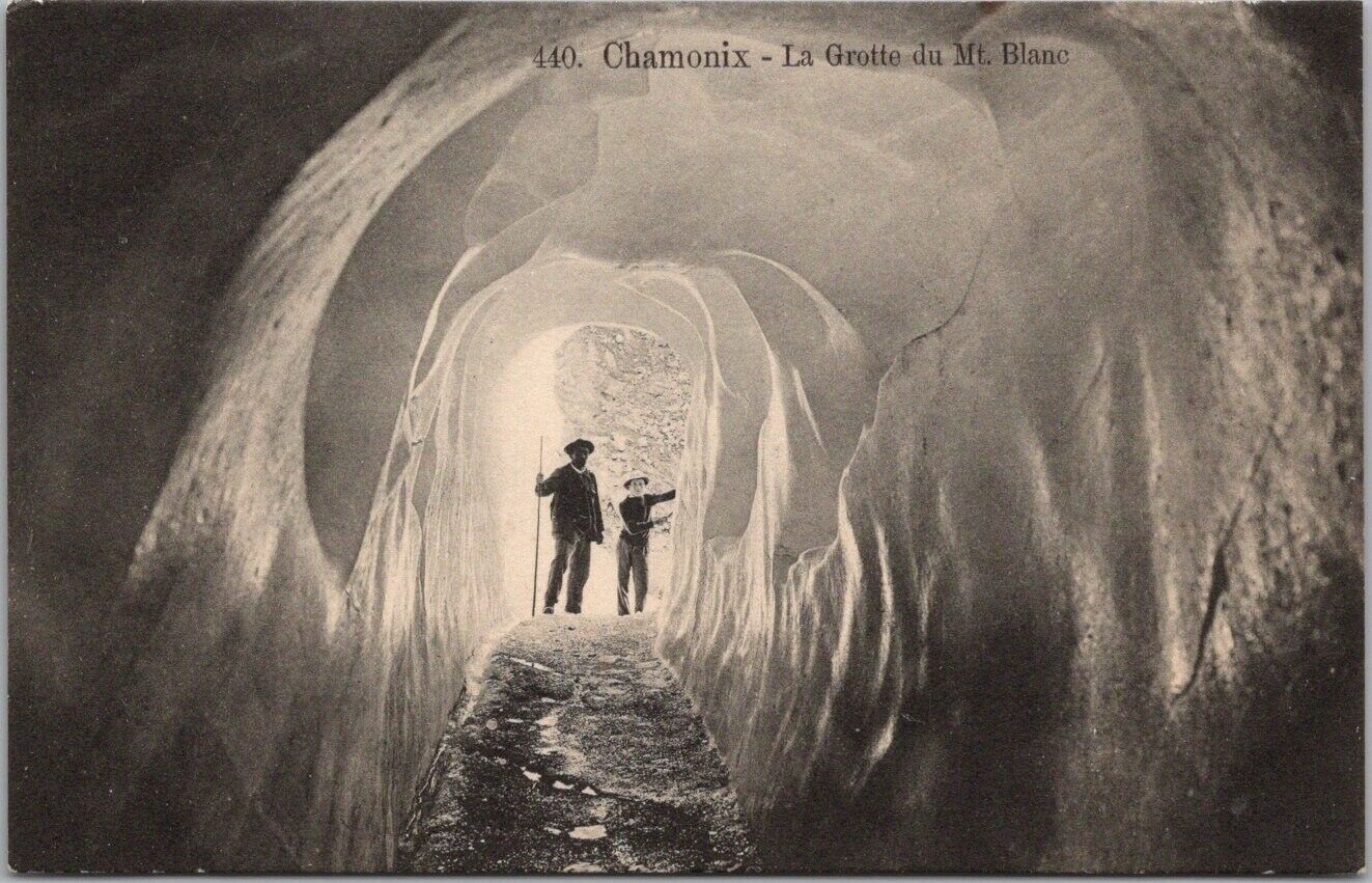 c1910s CHAMONIX France Mountain Climbing Postcard \