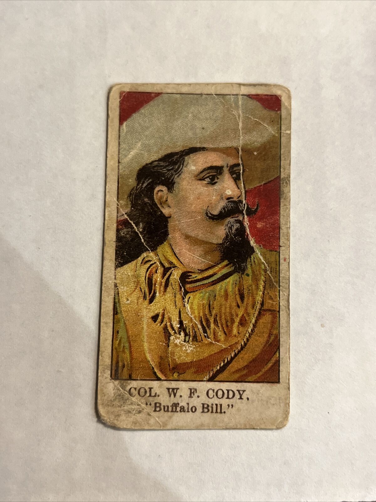 1910 Dockman & Sons Gum Wild West Gum E50 W.F. Cody “Buffalo Bill”