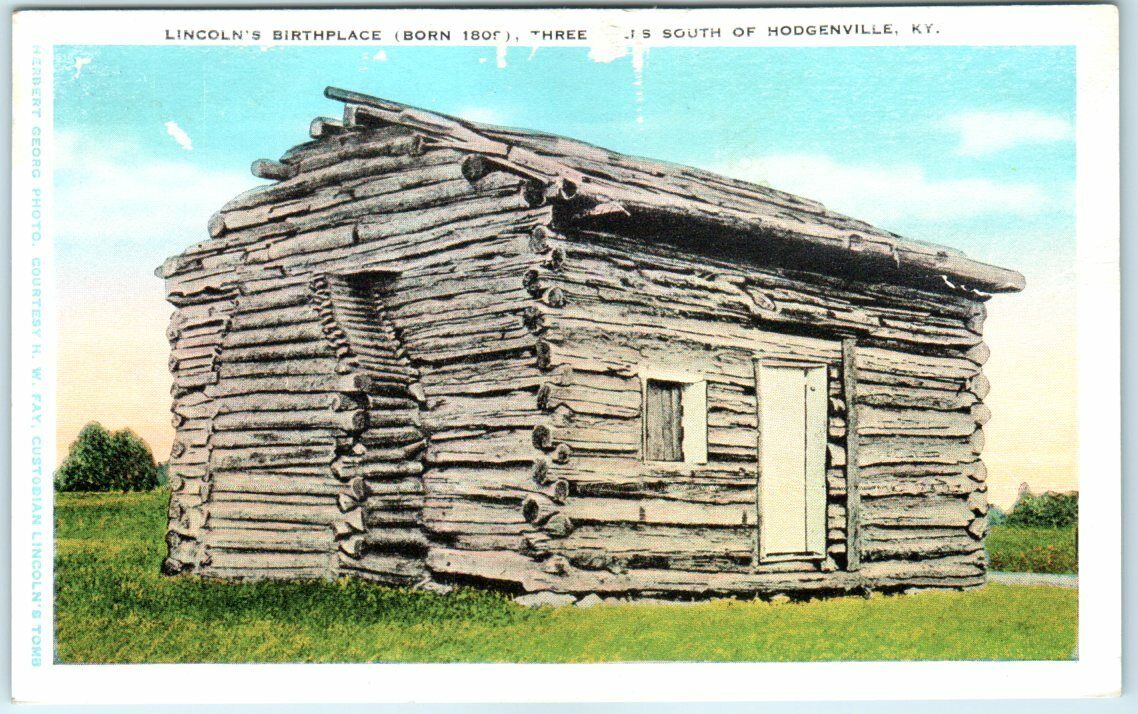 Postcard - Abraham Lincoln\'s Birthplace - Hodgenville, Kentucky