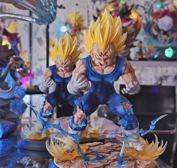 Dragon Ball Z Self-destruct Majin Vegeta Anime Figure Model Statue 11 Inches