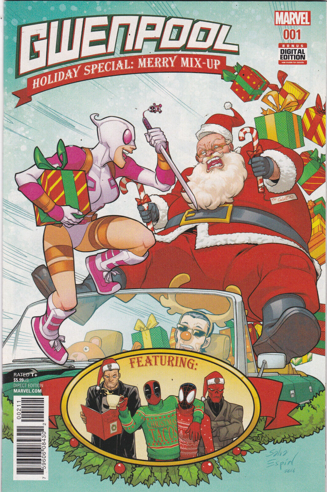 GWENPOOL HOLIDAY SPECIAL: MERRY MIX-UP # 1 * MARVEL COMICS * 2017 * HIGH GRADE