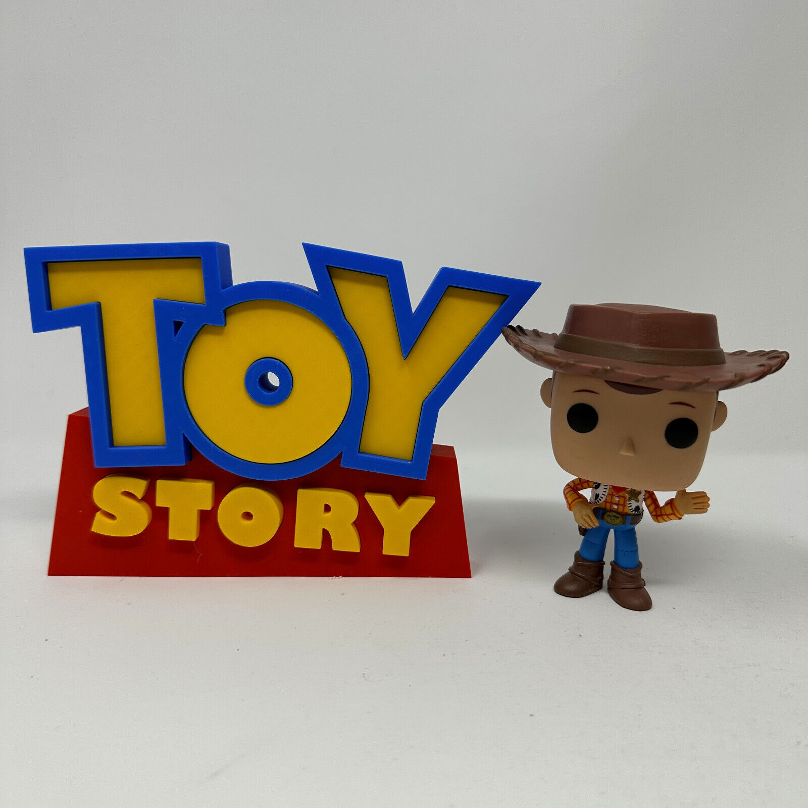 3D Printed Disney Pixar TOY STORY  Sign for your Funko Pops and collectibles