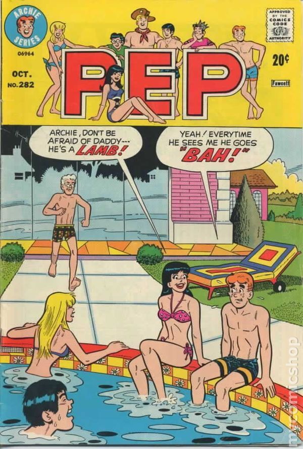 Pep Comics #282 VG/FN 5.0 1973 Stock Image Low Grade