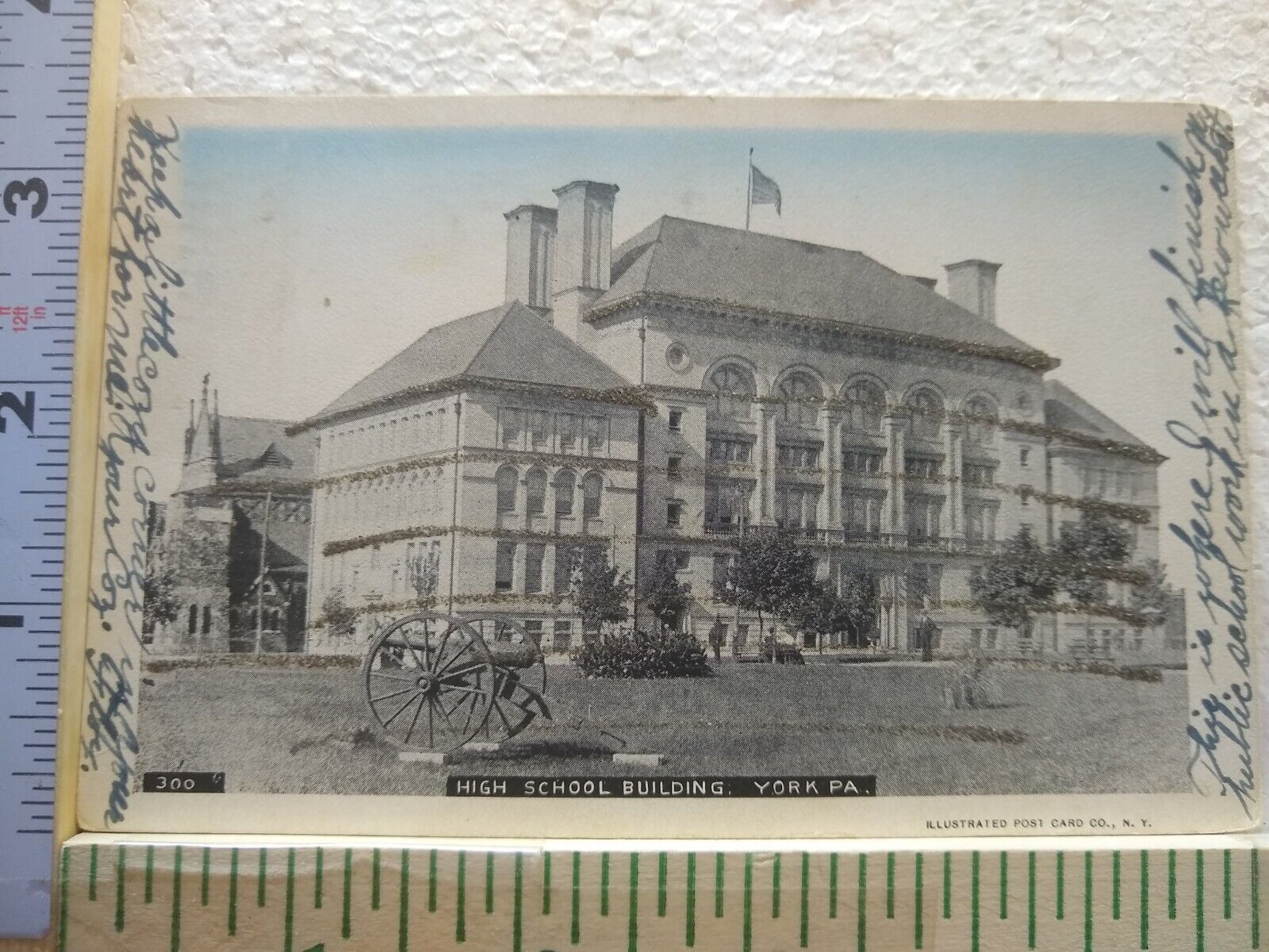 Postcard High School Building York Pennsylvania USA