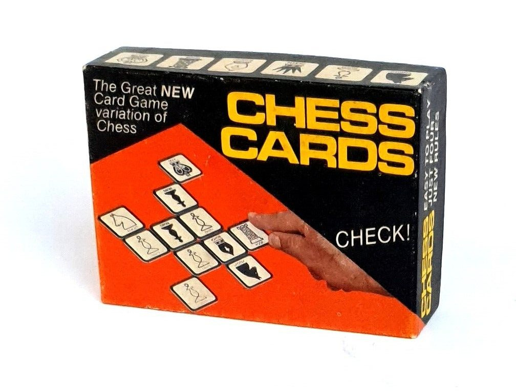 CHESS CARDS – Vintage 1978 Card Game Variation of Chess-David Smith NZ RARE