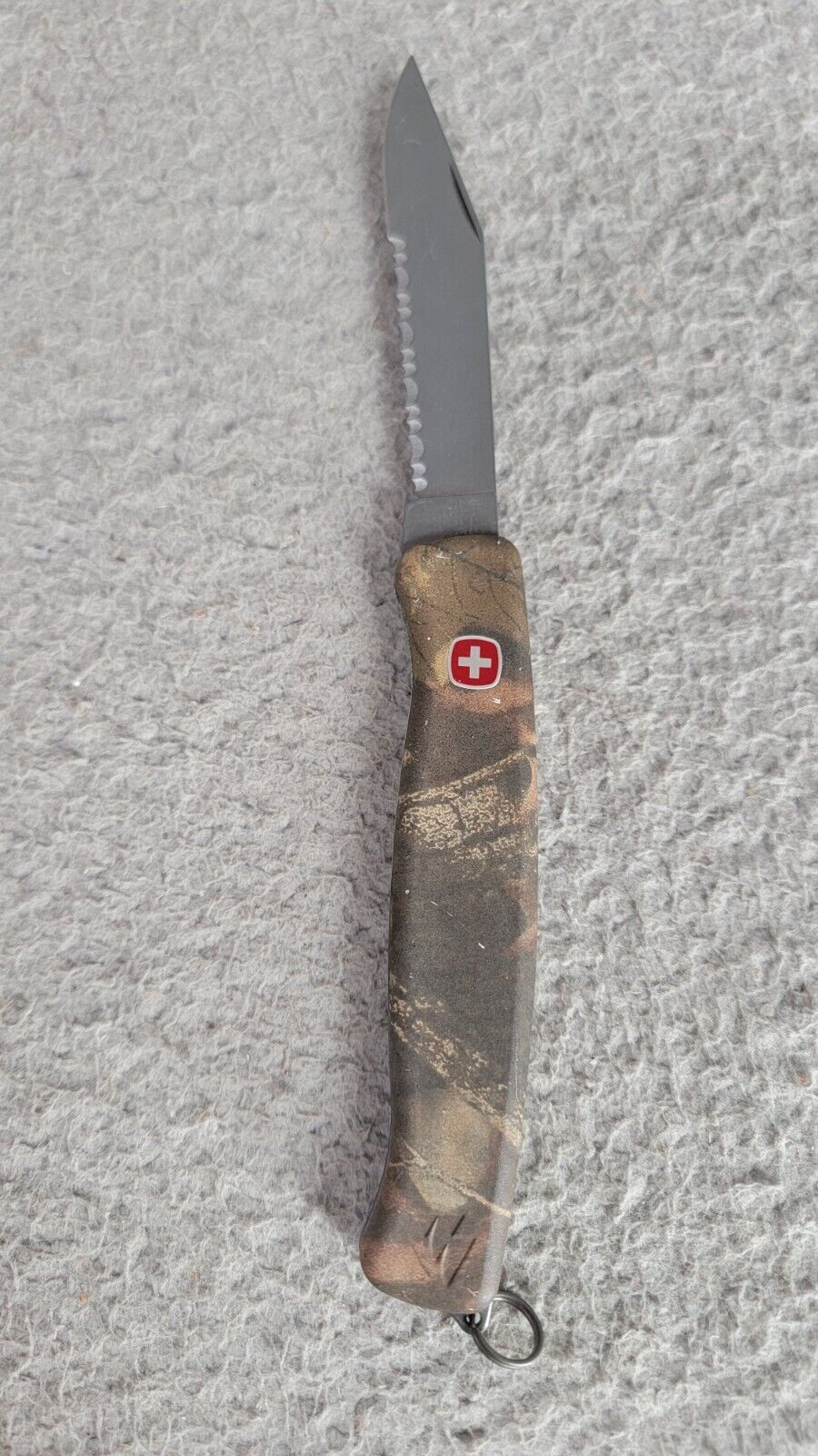 Vintage Rare Wenger Century Advantage Timber Camouflage Swiss Army Folding Knife