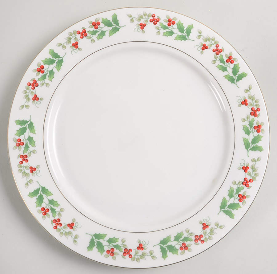 Gibson Designs Christmas Charm-Delight-Holiday-Harmony Dinner Plate 6368108