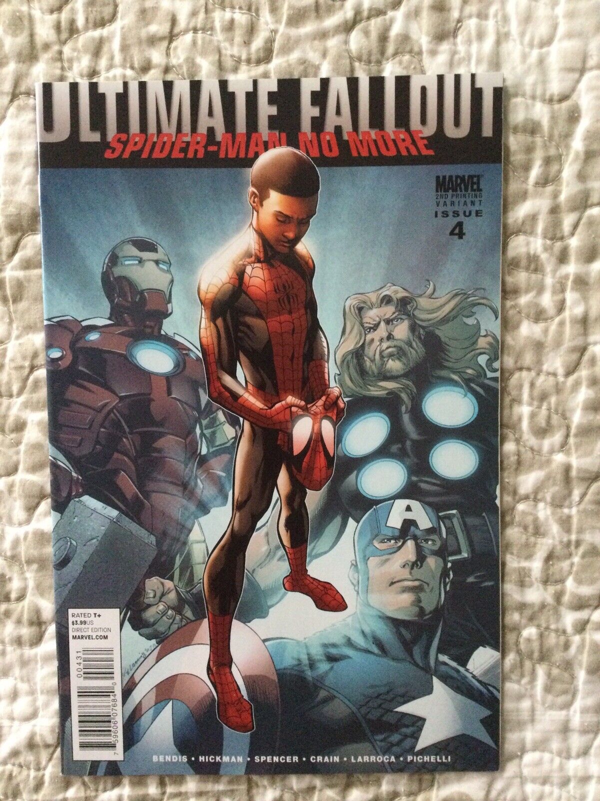 Ultimate Fallout #4 First Appearance Miles Morales. NM-. Beautiful Copy🔥