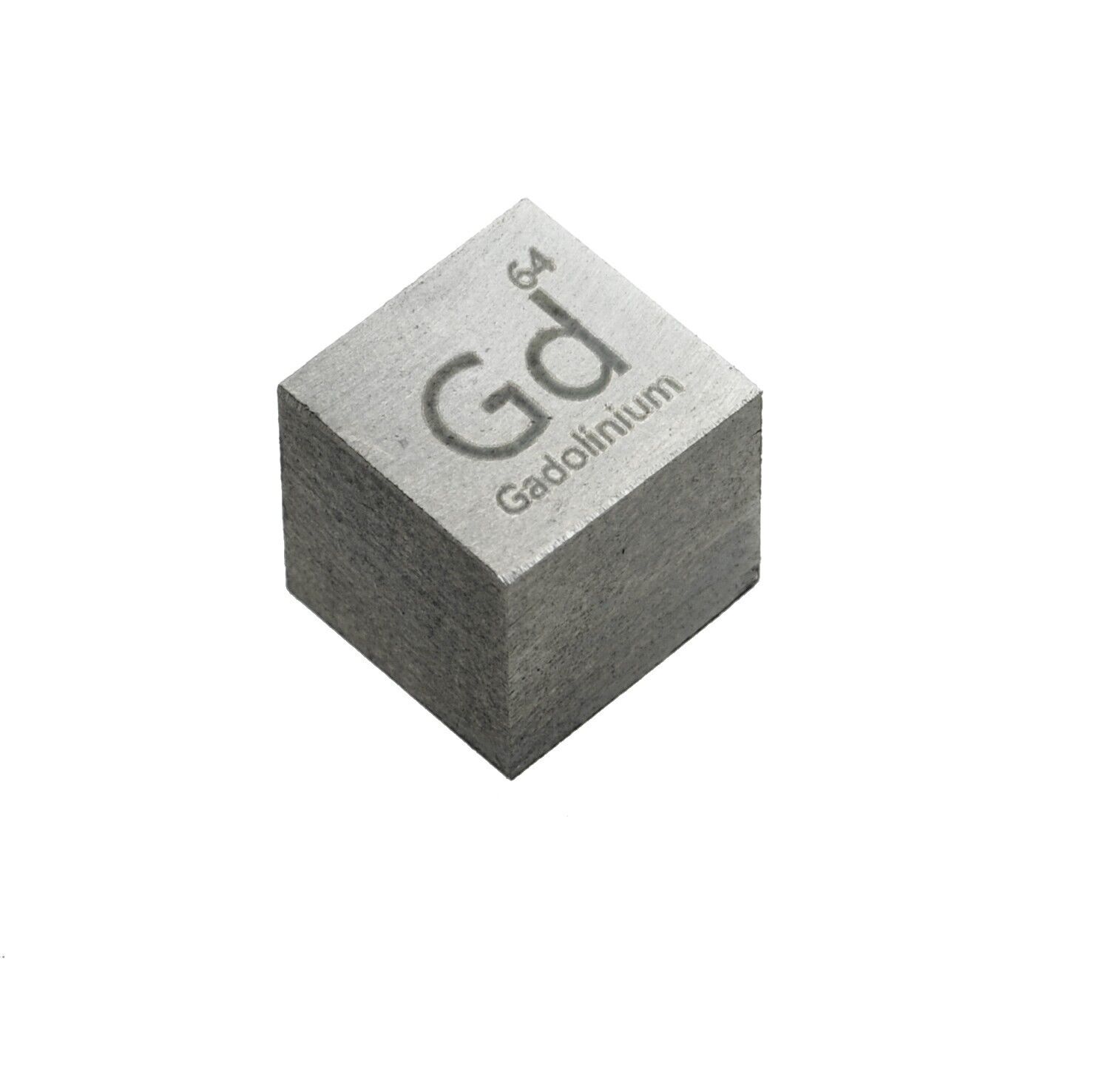 Gadolinium Metal 10mm Density Cube 99.9% for Element Collection USA SHIPPING