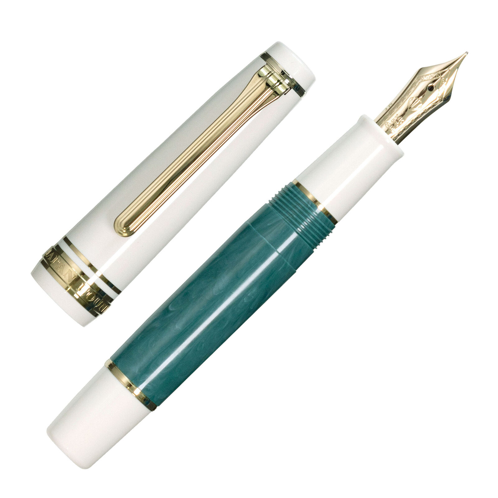 Sailor Professional Gear Slim Mini Rencontre Fountain Pen in Vert Sapin - 14K MF