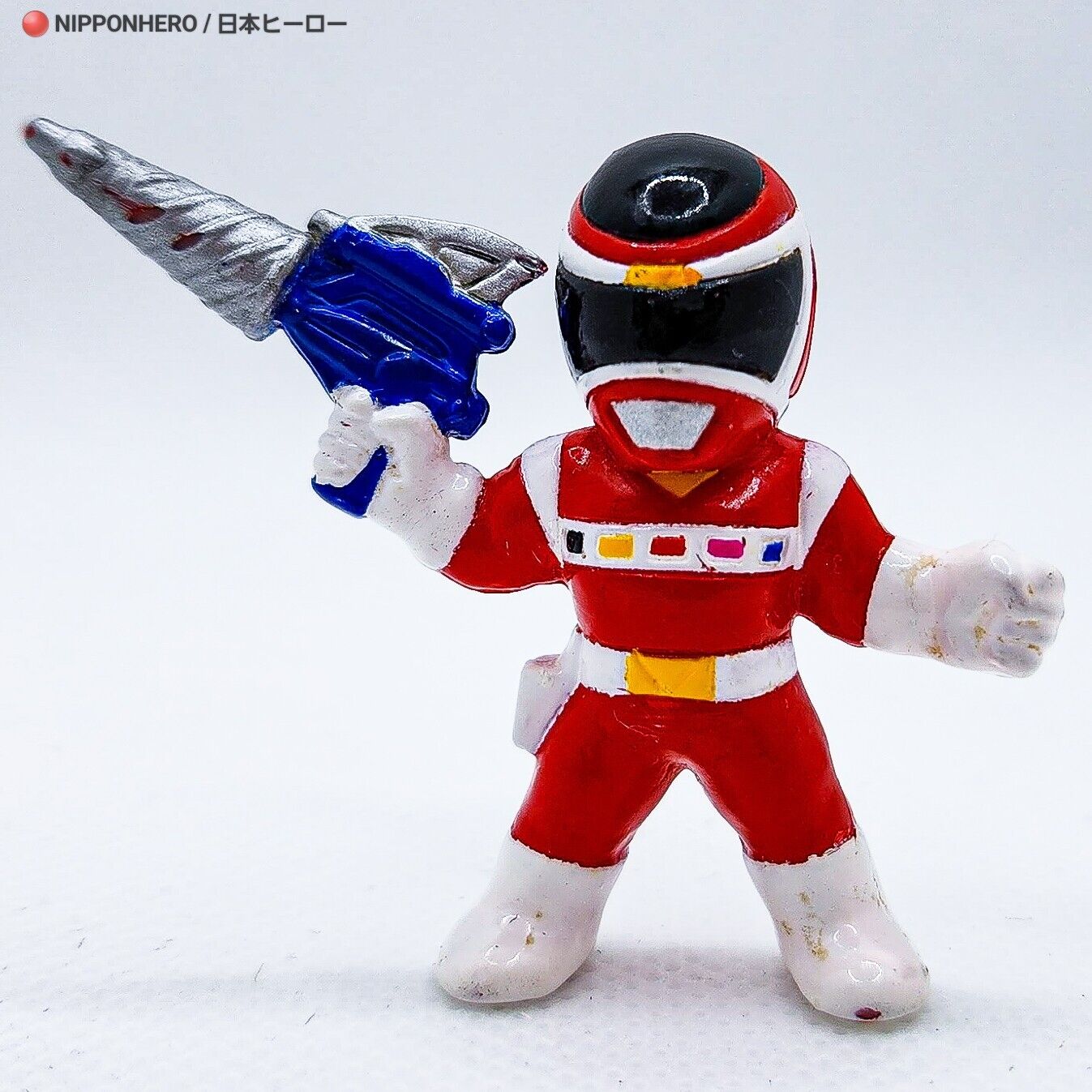 Denji Sentai Megaranger MEGA RED Ranger Pocket Hero Super Power Rangers Space
