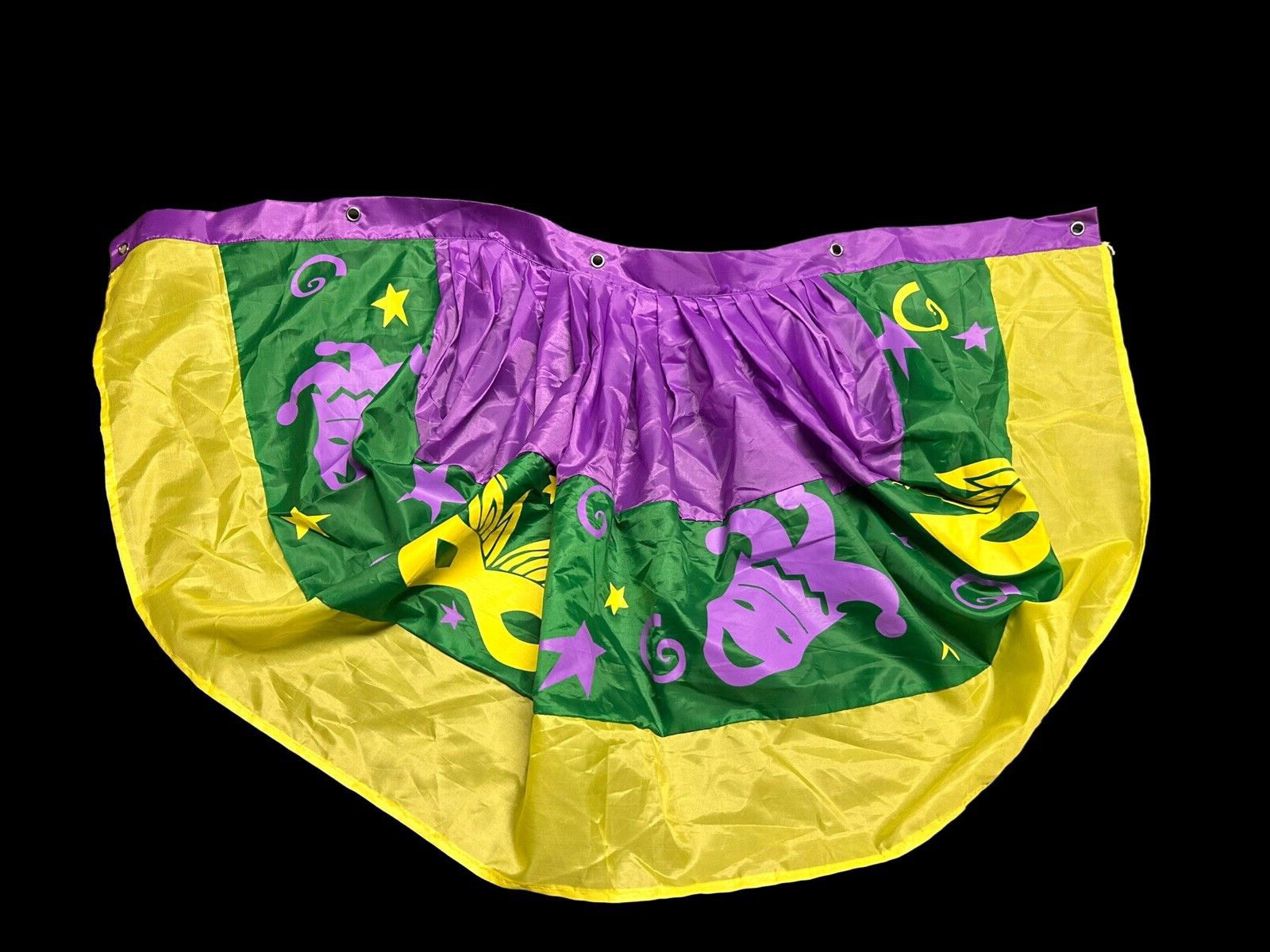 MARDI GRAS BUNTING FLAG ~ NEW ORLEANS ~ RUBIES COSTUME CO. 2014 ~ BRAND NEW FLAG
