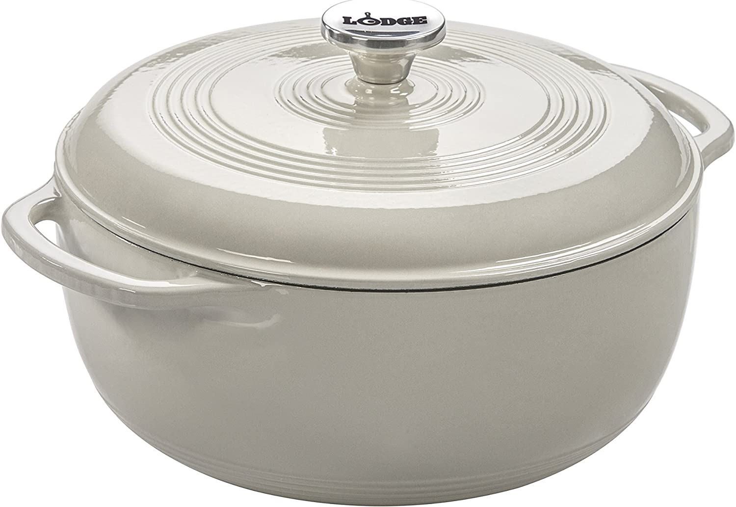 6 Quart Enameled Cast Iron Dutch Oven with Lid – Dual Handles – Oven Safe up to 