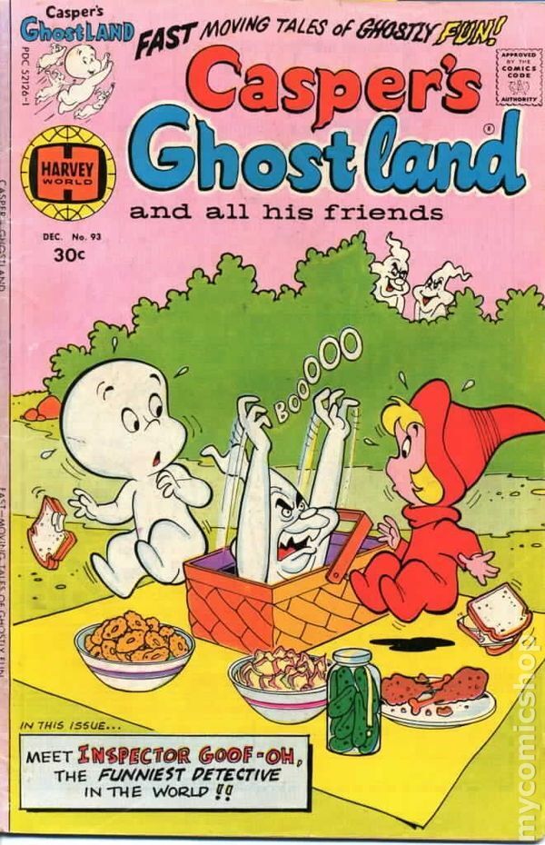 Casper\'s Ghostland #93 FN 6.0 1976 Stock Image