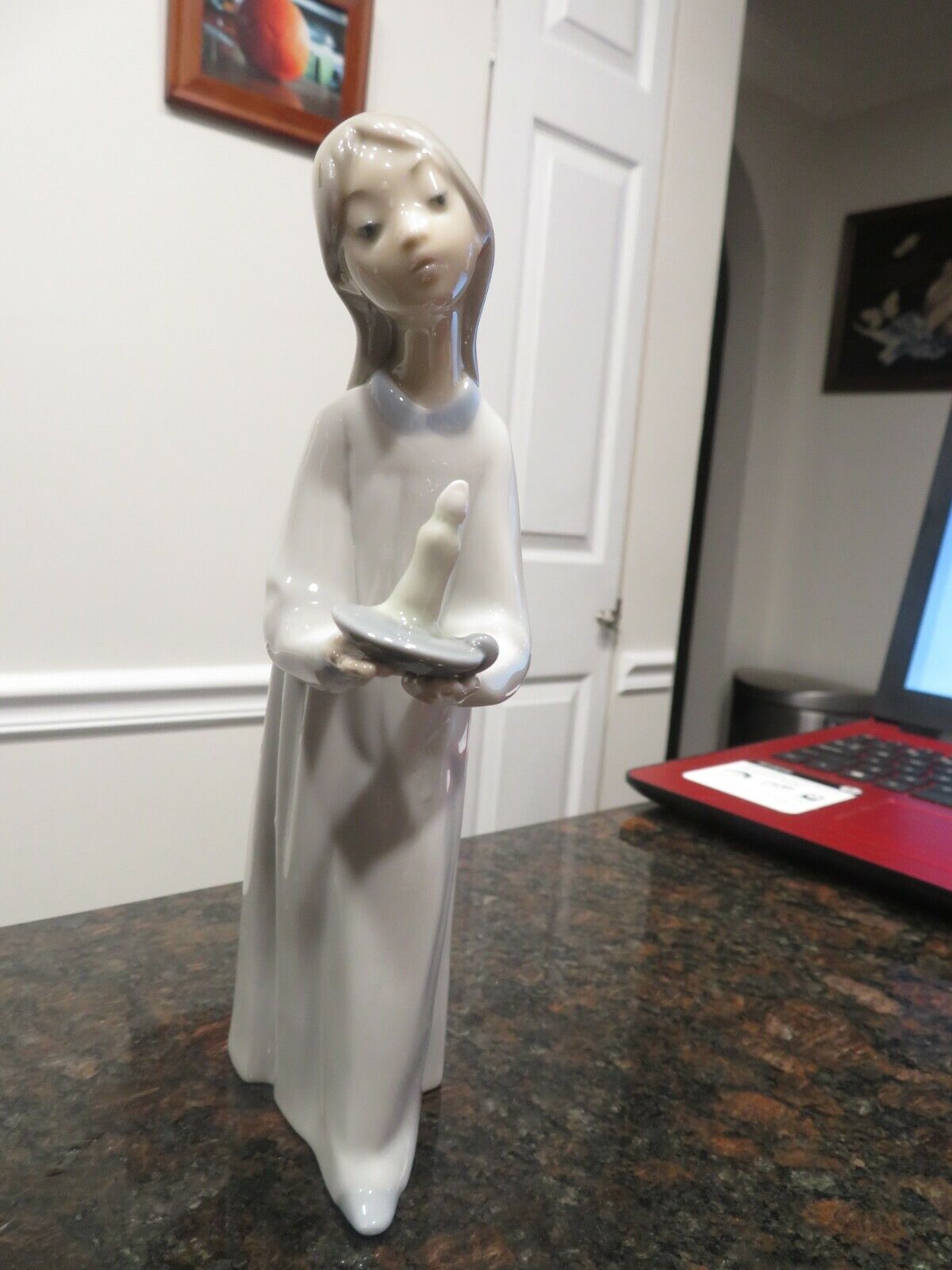 Lladro Figurine-Cute Girl with Candle-#4868-Retired