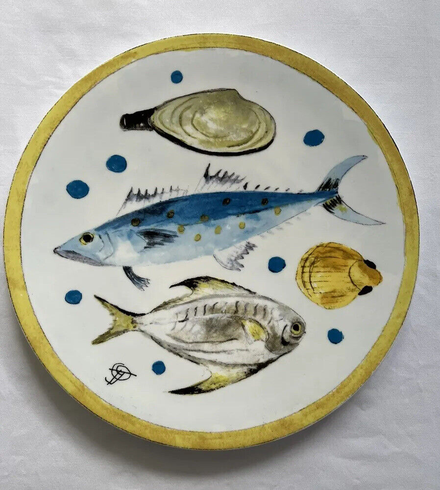 Jacques Pepin Foundation William Edwards 2021 Limited Edition fish plate RARE