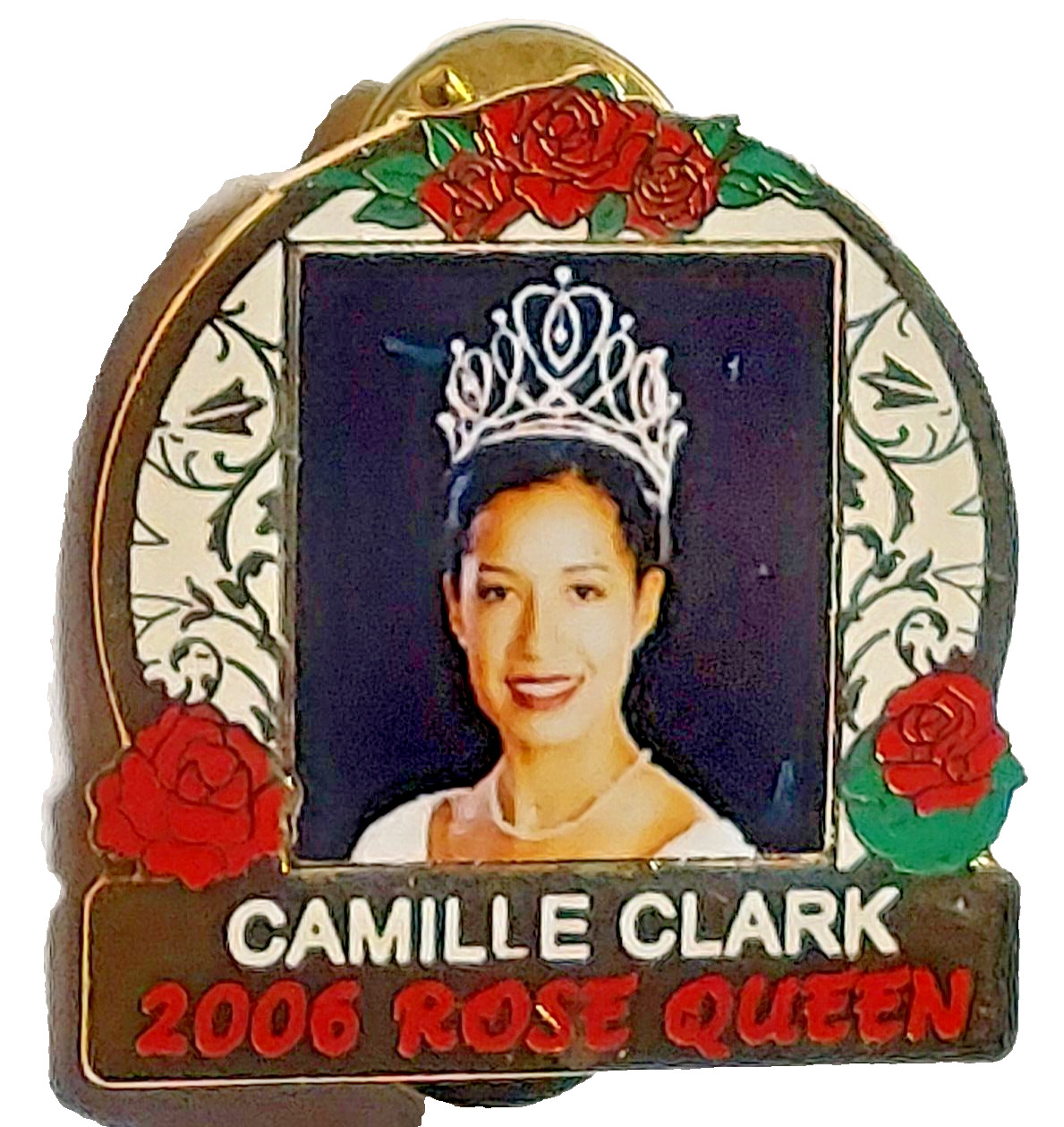Rose Parade 2006 Rose Queen Camille Clark 117th Tournament of Roses Lapel Pin