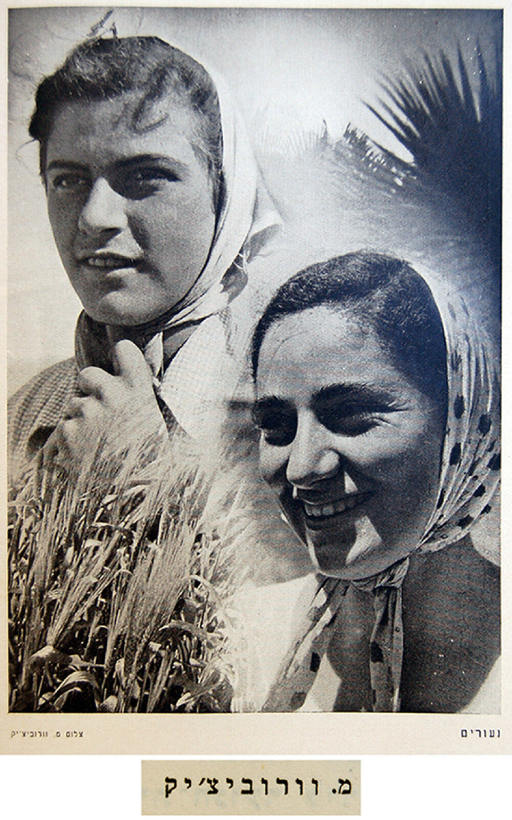 1940 Vorobeichic MOI VER Palestine BOOK PHOTOS Jewish BAUHAUS Hebrew ISOTYPE
