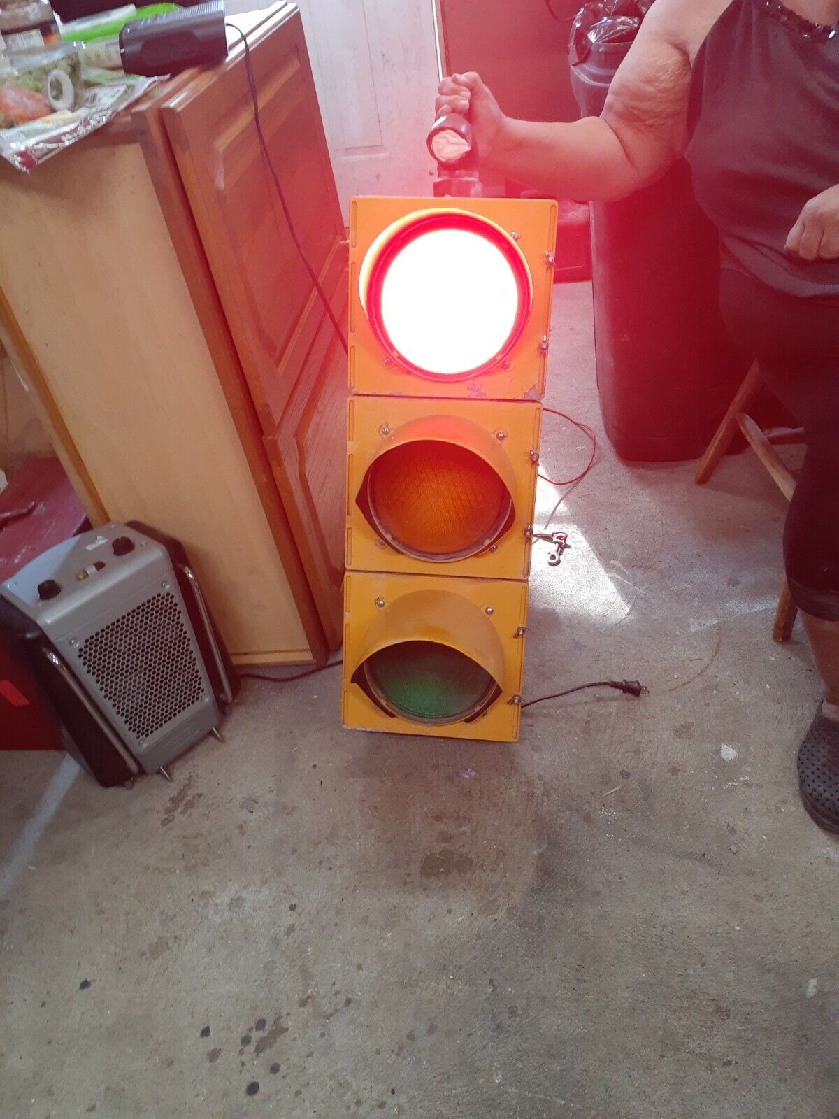 Vintage traffic signal Light