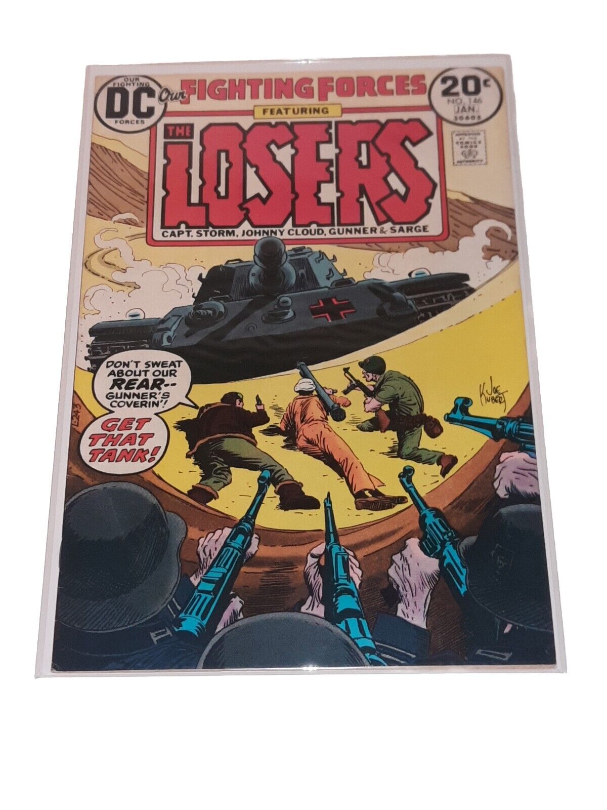 Our Fighting Forces Featuring The Losers DC Comics 1970s Vintage WW2 Combat VF 