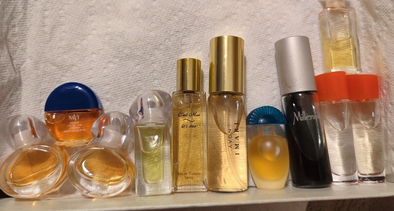 11 Perfumes Colognes Minis Avon Mary Kay Velocity Navy Rare Emeralds Millennia 