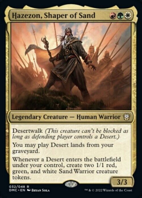 Hazezon, Shaper of Sand ~ Commander: Dominaria United [ NM ] [ Magic MTG ]