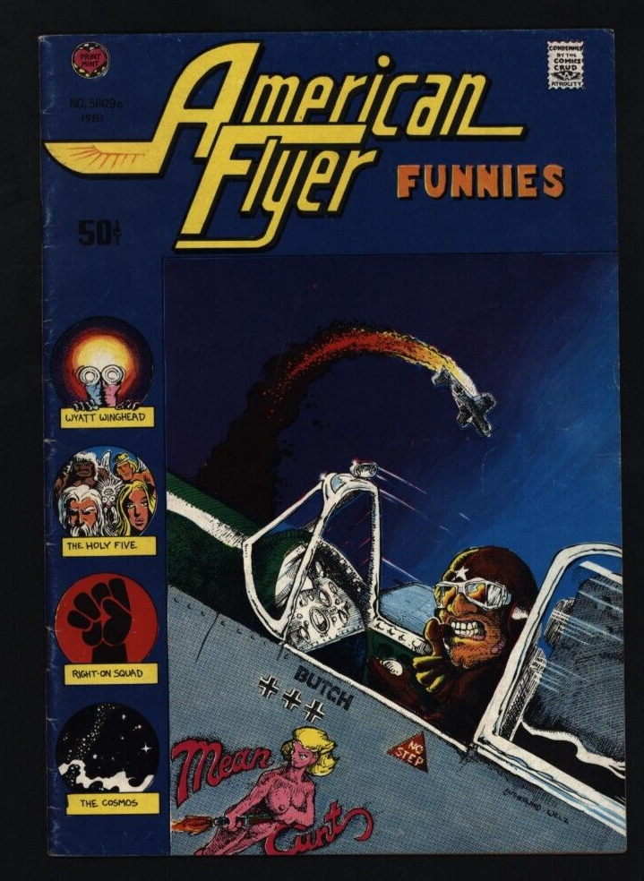 VINTAGE 1971 AMERICAN FLYER FUNNIES #1 Print Mint UNDERGROUND RARE