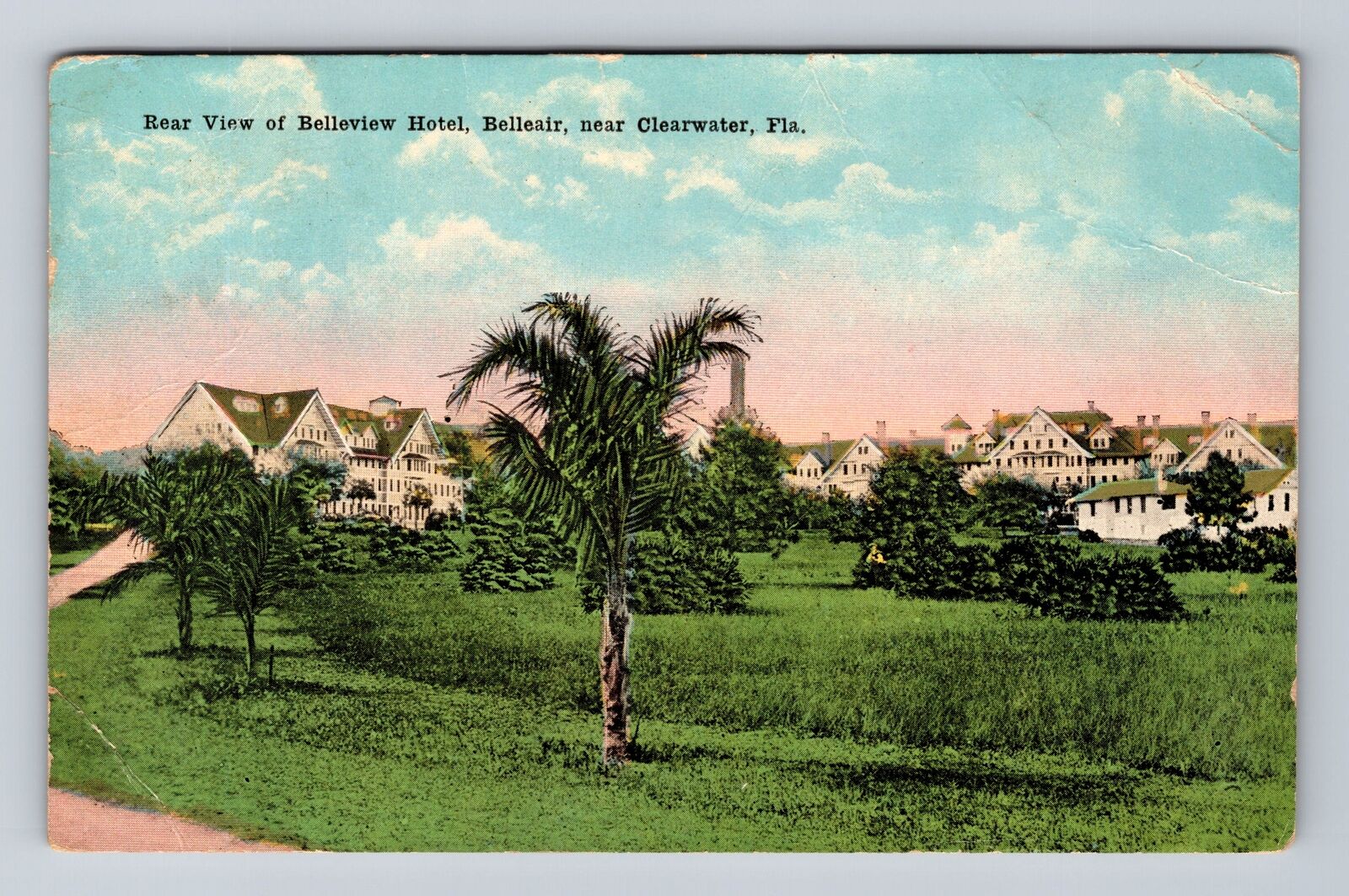 Clearwater FL-Florida, Belleview Hotel, Belleair, Advertising Vintage Postcard