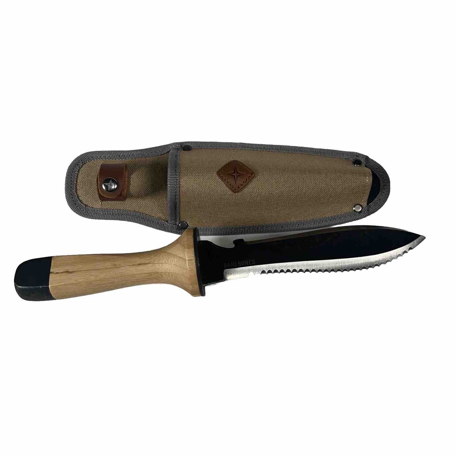 BIG ASS KNIFE - Barebones Living Hori Walnut Fixed Blade Garden Tool Knife 13\'\'