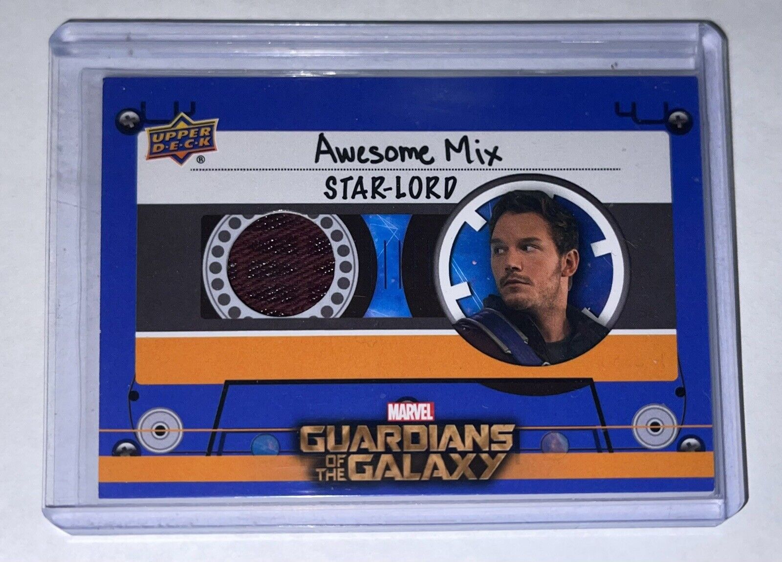 Chris Pratt 2017 Guardians of the Galaxy Star Lord Awesome Mix Patch Upper Deck
