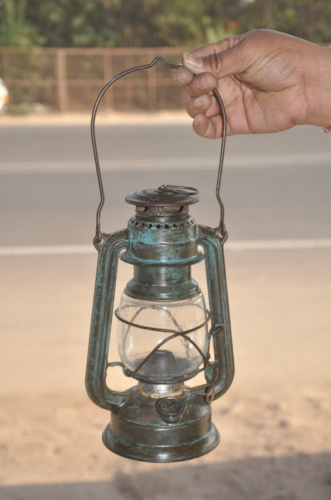 Vintage Feuerhand No. 275 Iron Kerosene Lamp/ Lantern , Germany