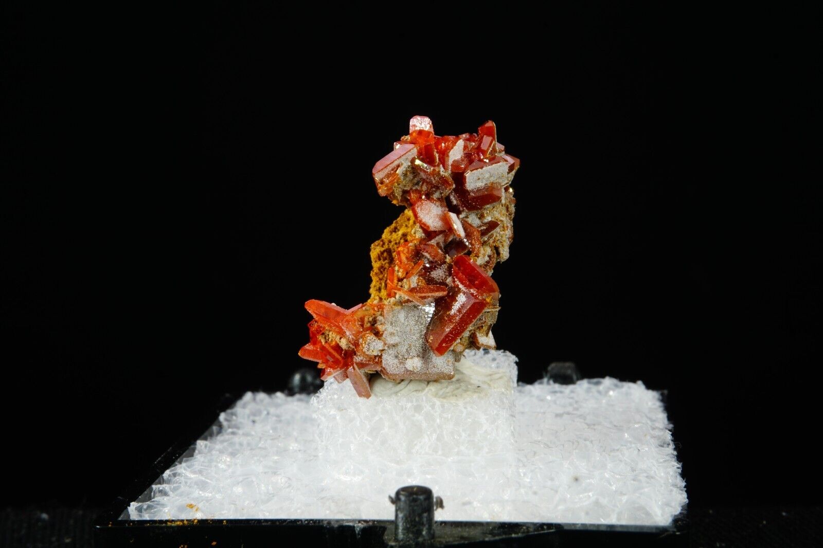 Wulfenite / Thumbnail Mineral Specimen / Jianshan Mine, China