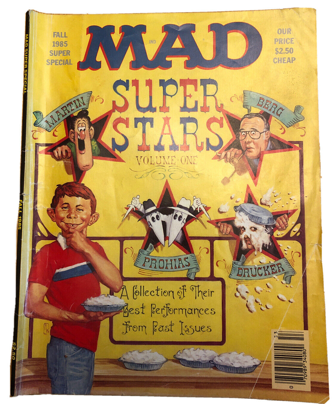 Vintage MAD Super Stars Volume One Magazine Fall 1985 Super Special