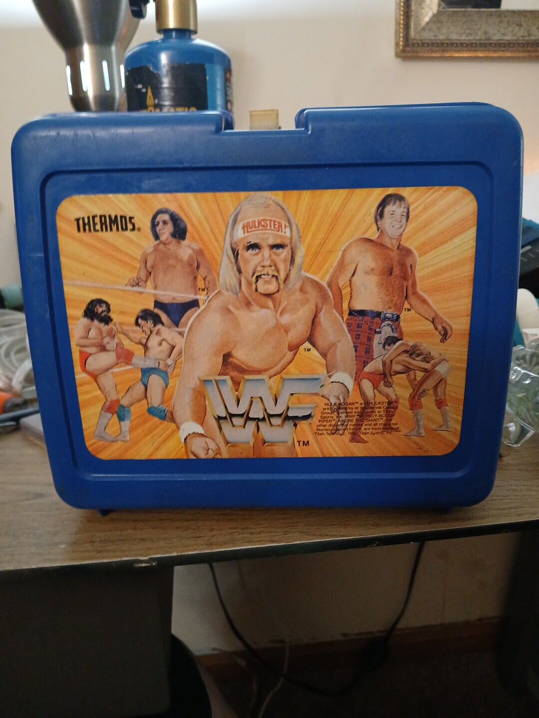Vintage 1985 WWF Hulk Hogan Lunch Box No Thermos Hulkster Andre The Giant 🔥🔥🔥