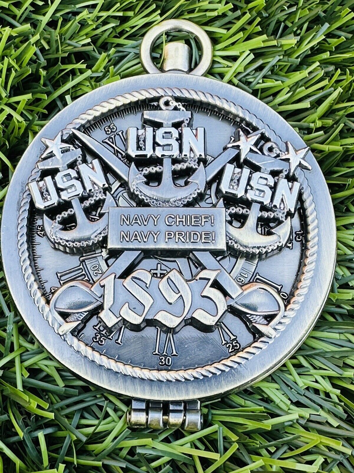 Awesome Navy USN CPO Challenge Coin