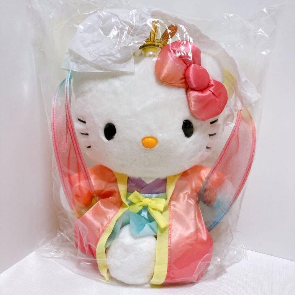 Sanrio Hello Kitty Plush Toy Doll Awajishima Limited Otohime Mermaid Unused Cute