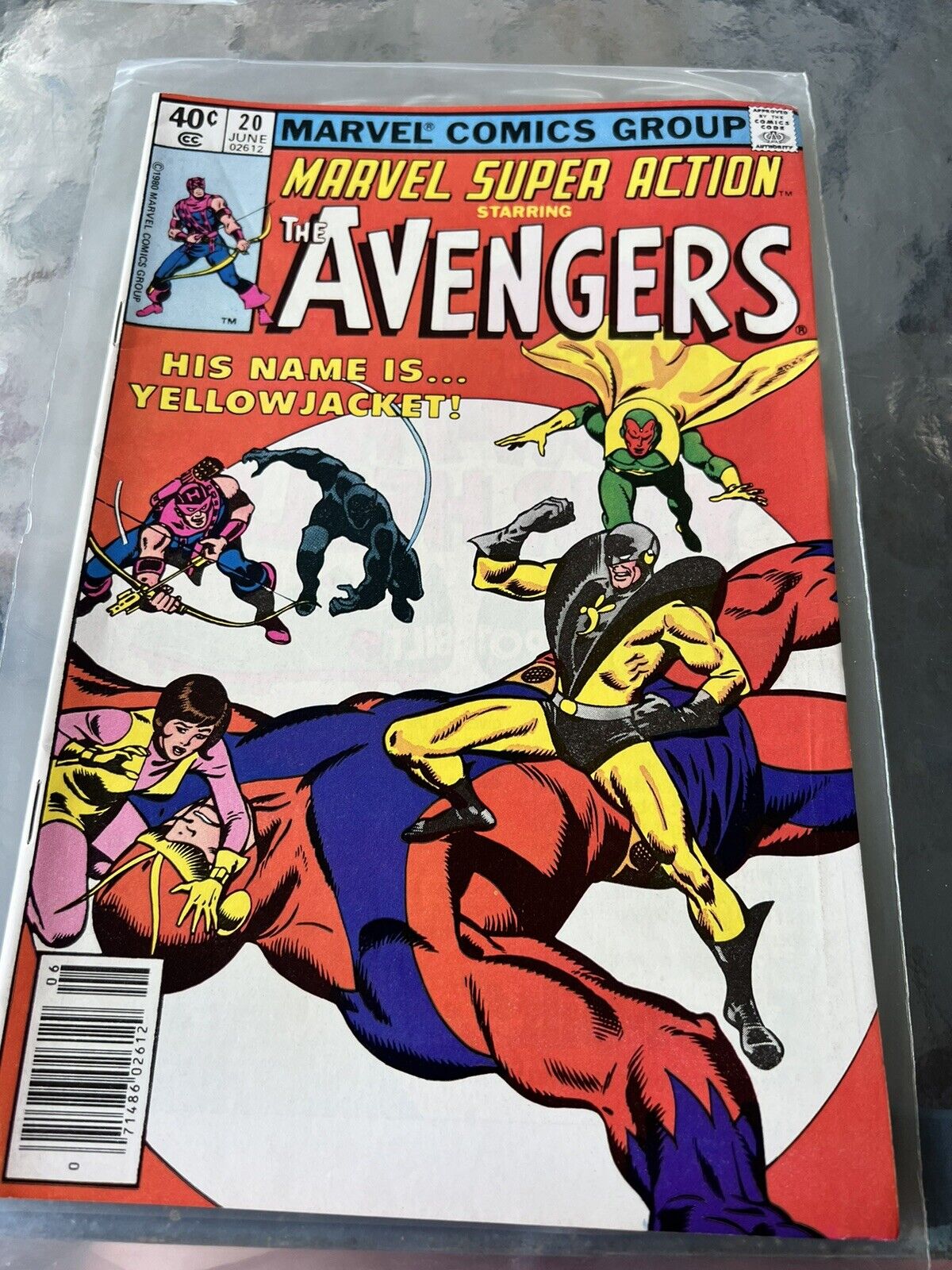 Marvel Super Action #20 June 1980 THE AVENGERS