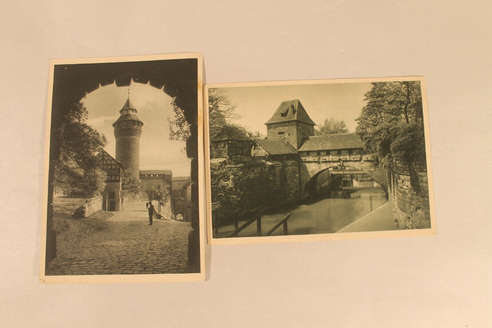Imperial Castle of Nuremburg, Germany - 2 Postcards Unposted