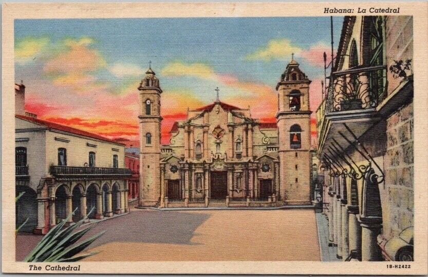 Vintage 1940s HAVANA, Cuba Postcard \