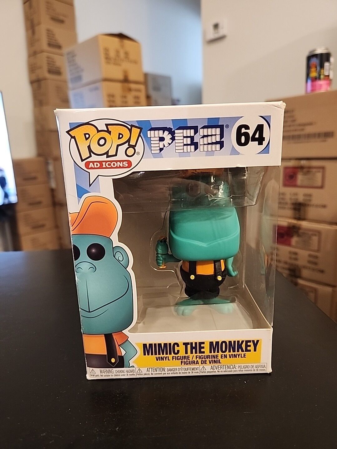 Funko Pop Vinyl: Ad Icons - Mimic the Monkey Not Mint See Pictures