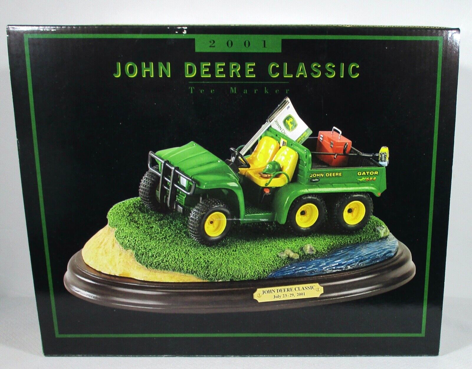 2001 John Deere Gator PGA Golf Classic Tee Marker w/ Box