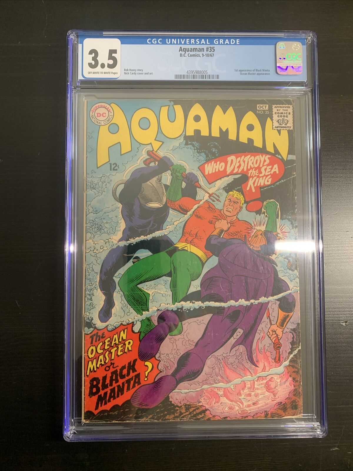 Aquaman #35 CGC 3.5 DC 1967 1st Black Manta | Combined Shipping Available