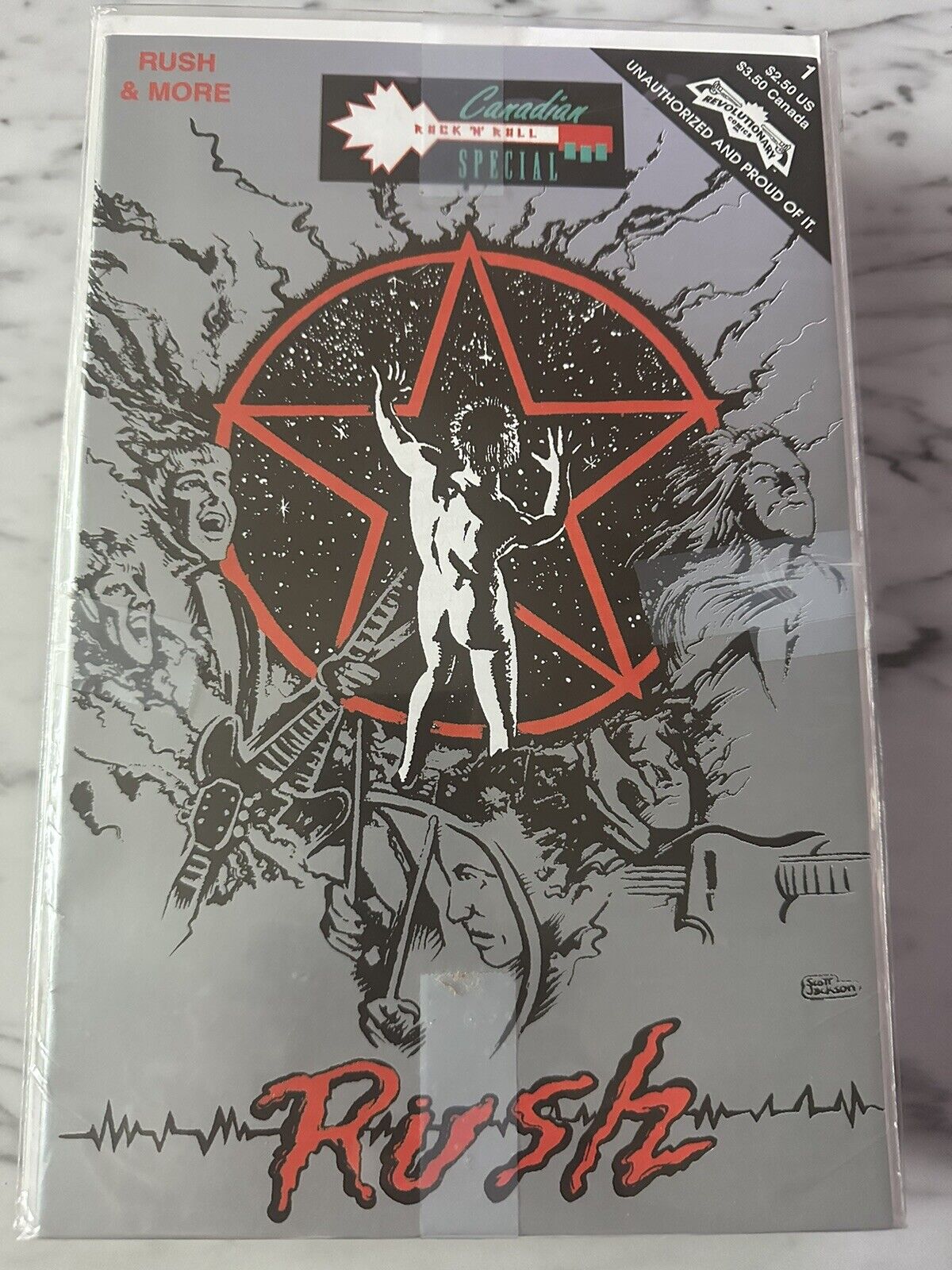 Rock N Roll Comics RUSH Canadian Special LIMITED Edition 1Of500 Copies NM+ RARE