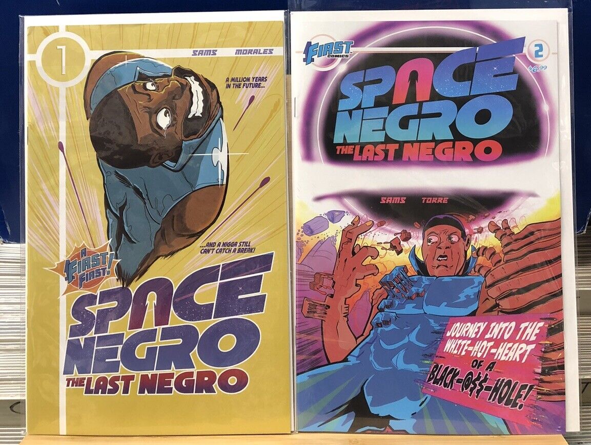 SPACE NEGRO THE LAST NEGRO #1 , #2 / FIRST COMICS / 2024 / VF+